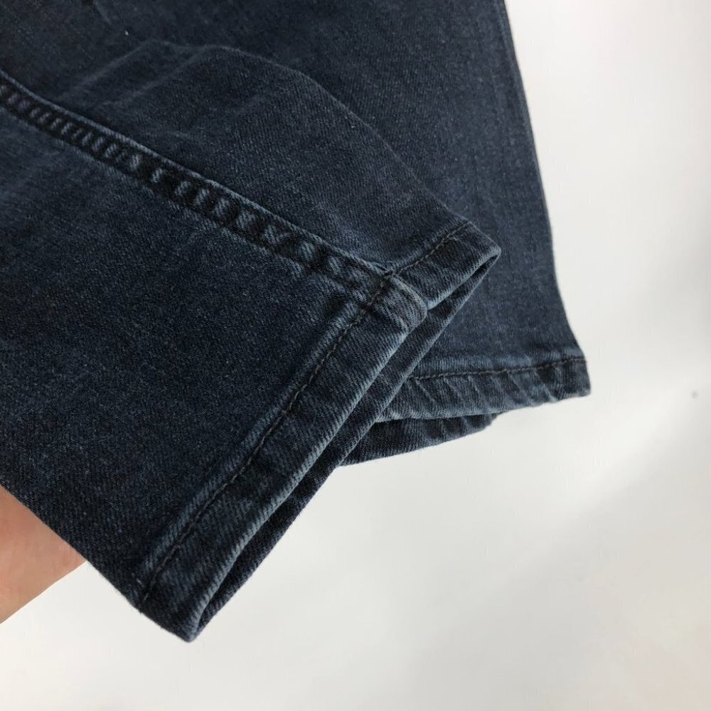 Acne Flex Basement Jeans Dark Indigo Blue Mid Rise Denim Skinny size 28 Tall - Picture 7 of 14